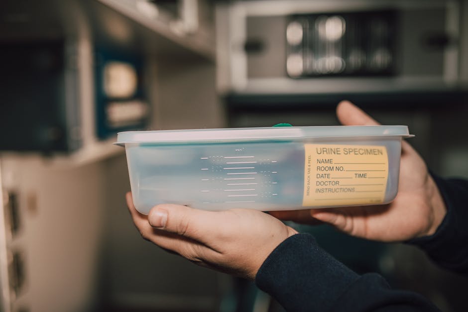 urine test medical lab CDL truck driver health