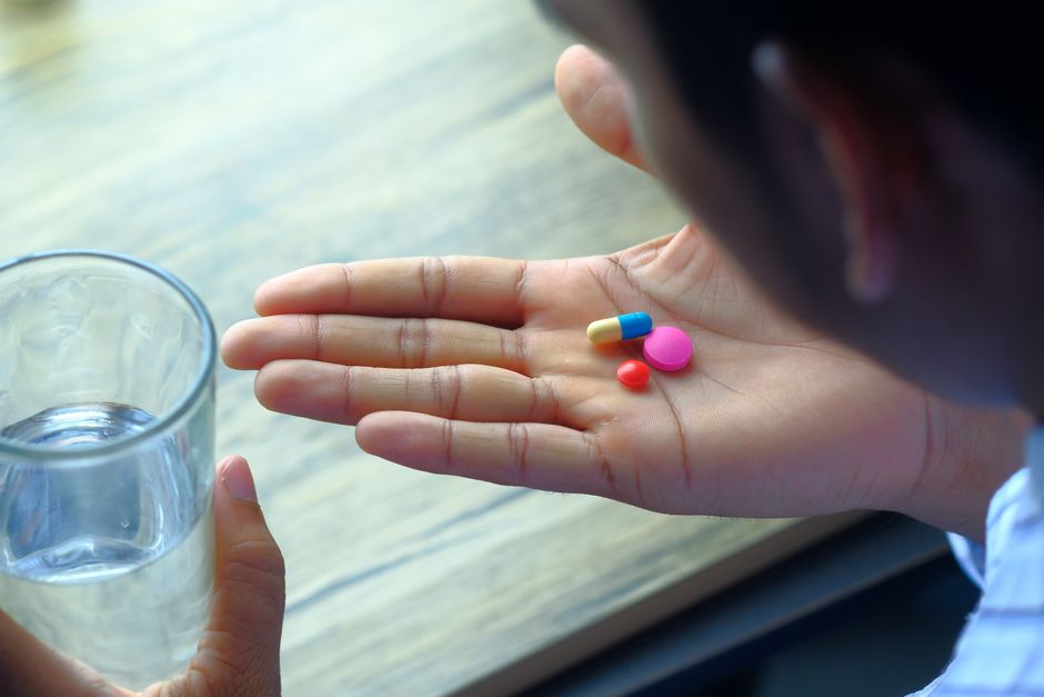 truck driver taking medication pills CDL truck driver health